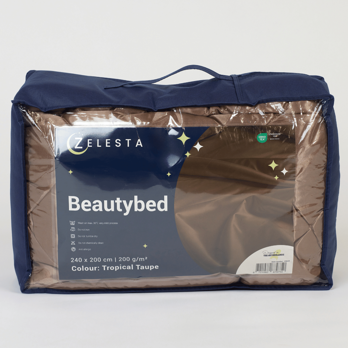 Tropical Taupe Zelesta Beauty Bed - Elevate Your Relaxation