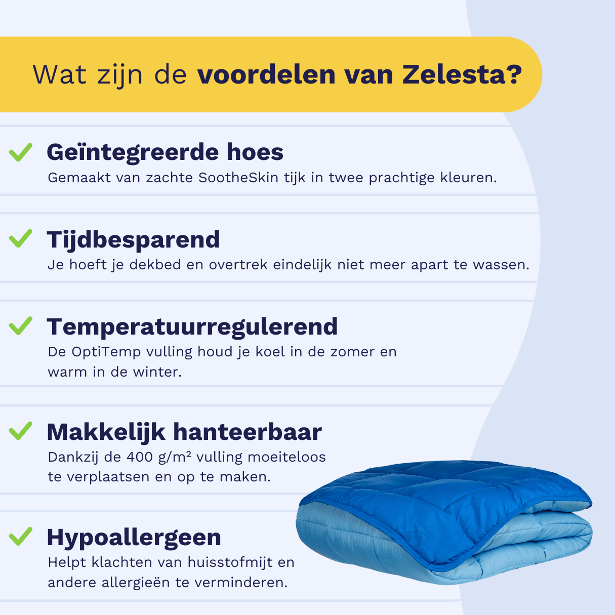 Zelesta Easybed - Betoverend Blauw & Hemels Azuur