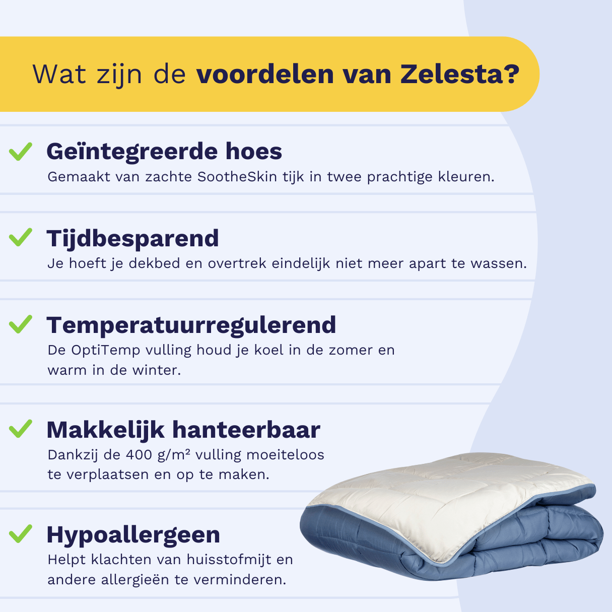 Zelesta CozyBed - Elegant Blue & Stylish Beige