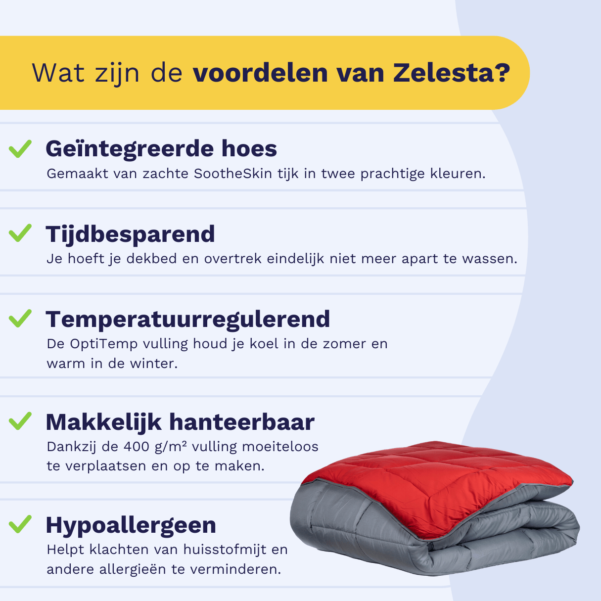 Zelesta Easybed - Chic Antracite & Vivid Red