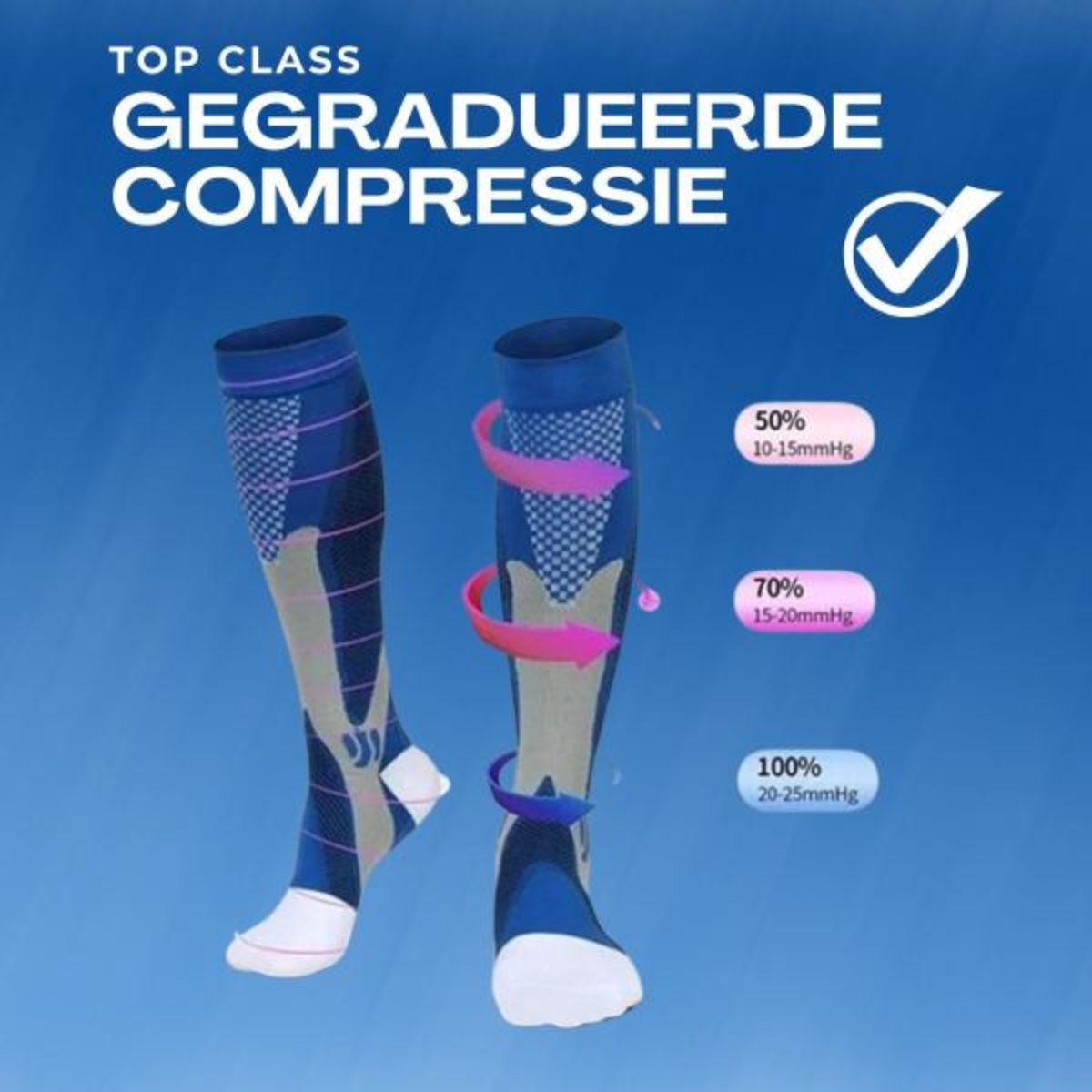 Orthopedic Compression Stockings - Better Blood Circulation, Against Pain and Tired Legs