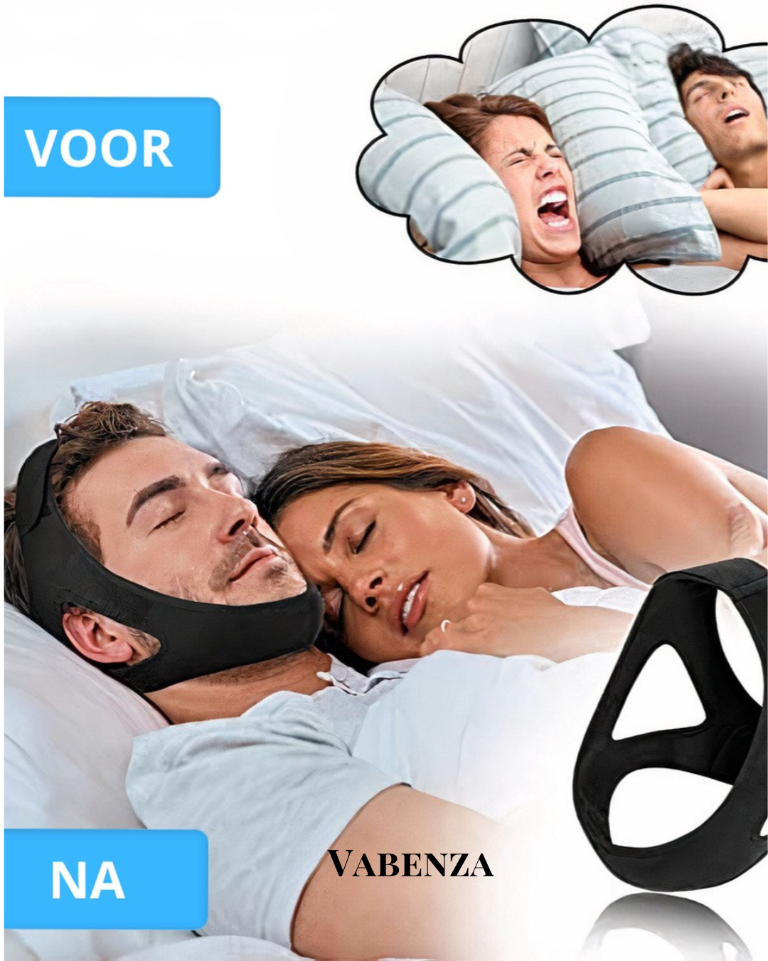 AirFlow Sleep Strap - stop snoring and feel less tired during the day