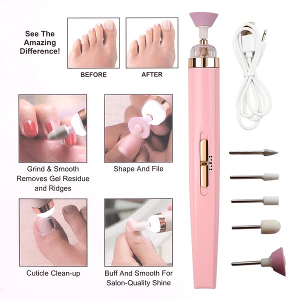 Professional USB Nail Drill and Polisher for Salon Quality Manicure