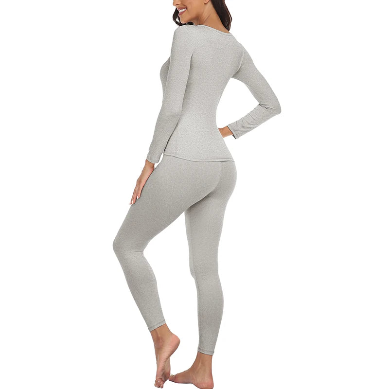 Fleece Lined Thermal Underwear Set