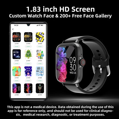 Waterproof Smartwatch for iPhone &amp; Android