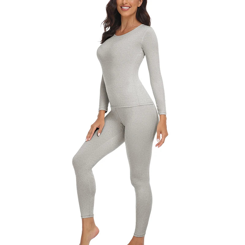 Fleece Lined Thermal Underwear Set