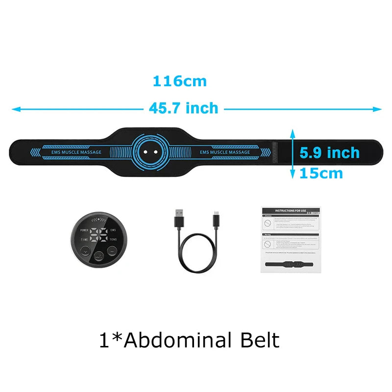 EMS Abdominal Muscle Stimulator Belt