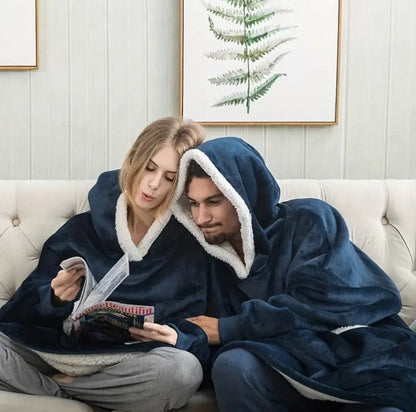 Warm Hoodie Fleece Blankets