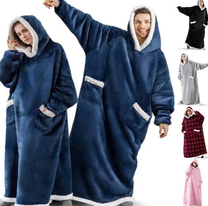 Warm Hoodie Fleece Blankets