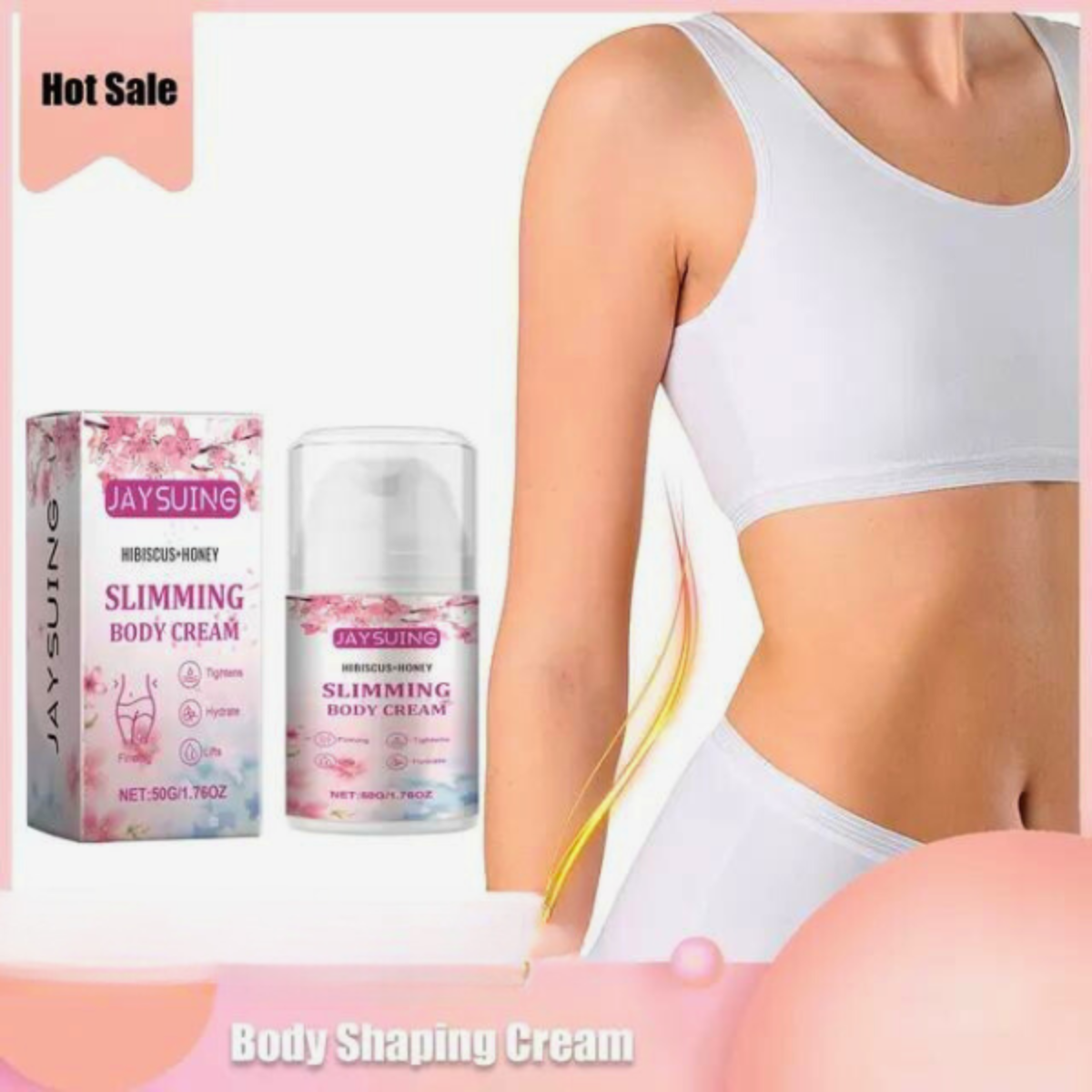 Body Shaping Cream - Gewichtsverlies & Anti-Cellulitis