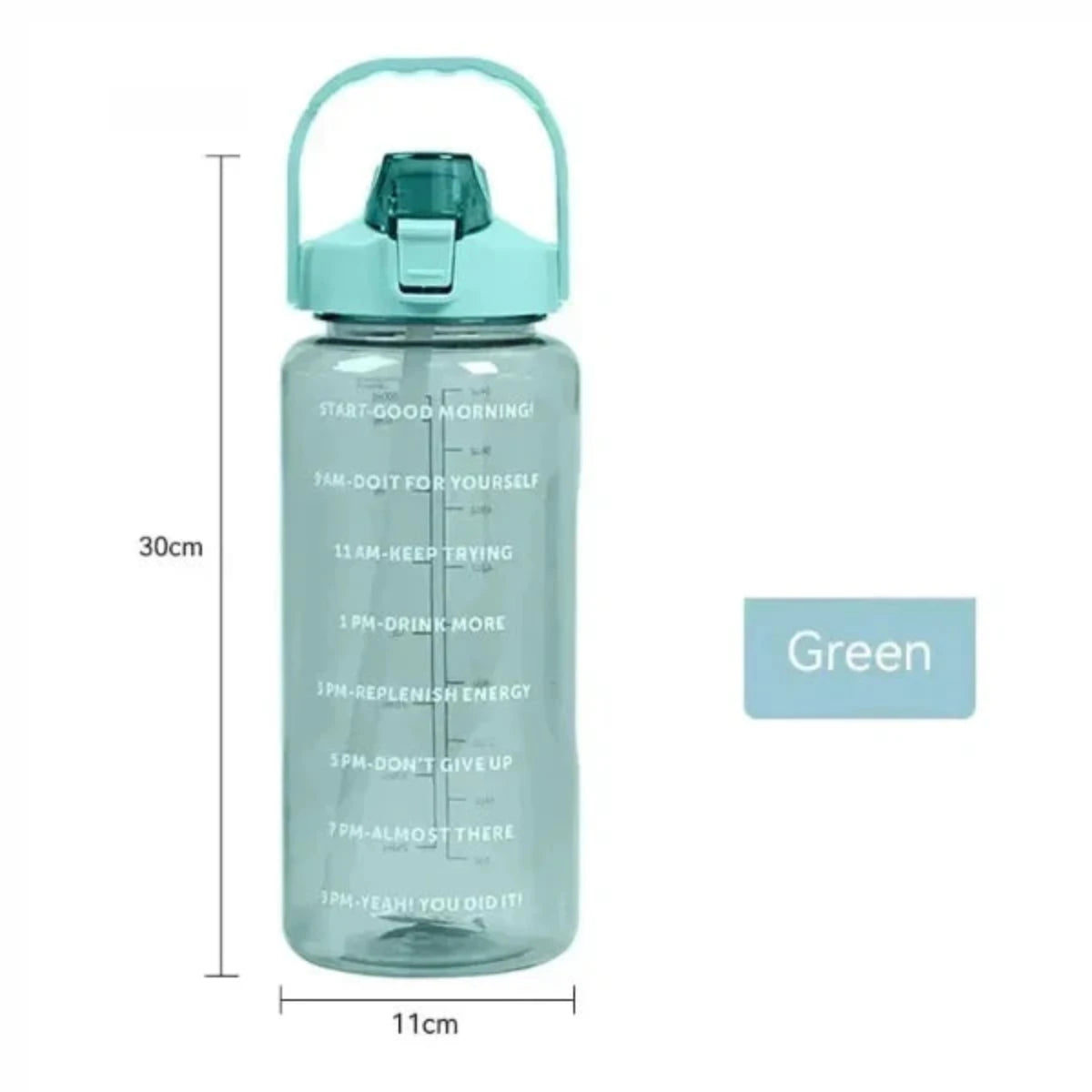 HydroMate Large Water Bottle - with Time Display