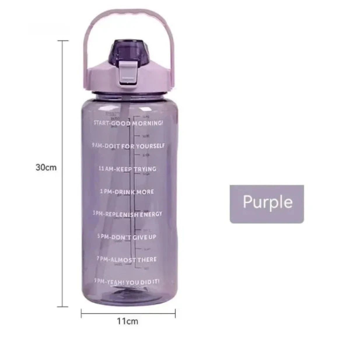 HydroMate Large Water Bottle - with Time Display