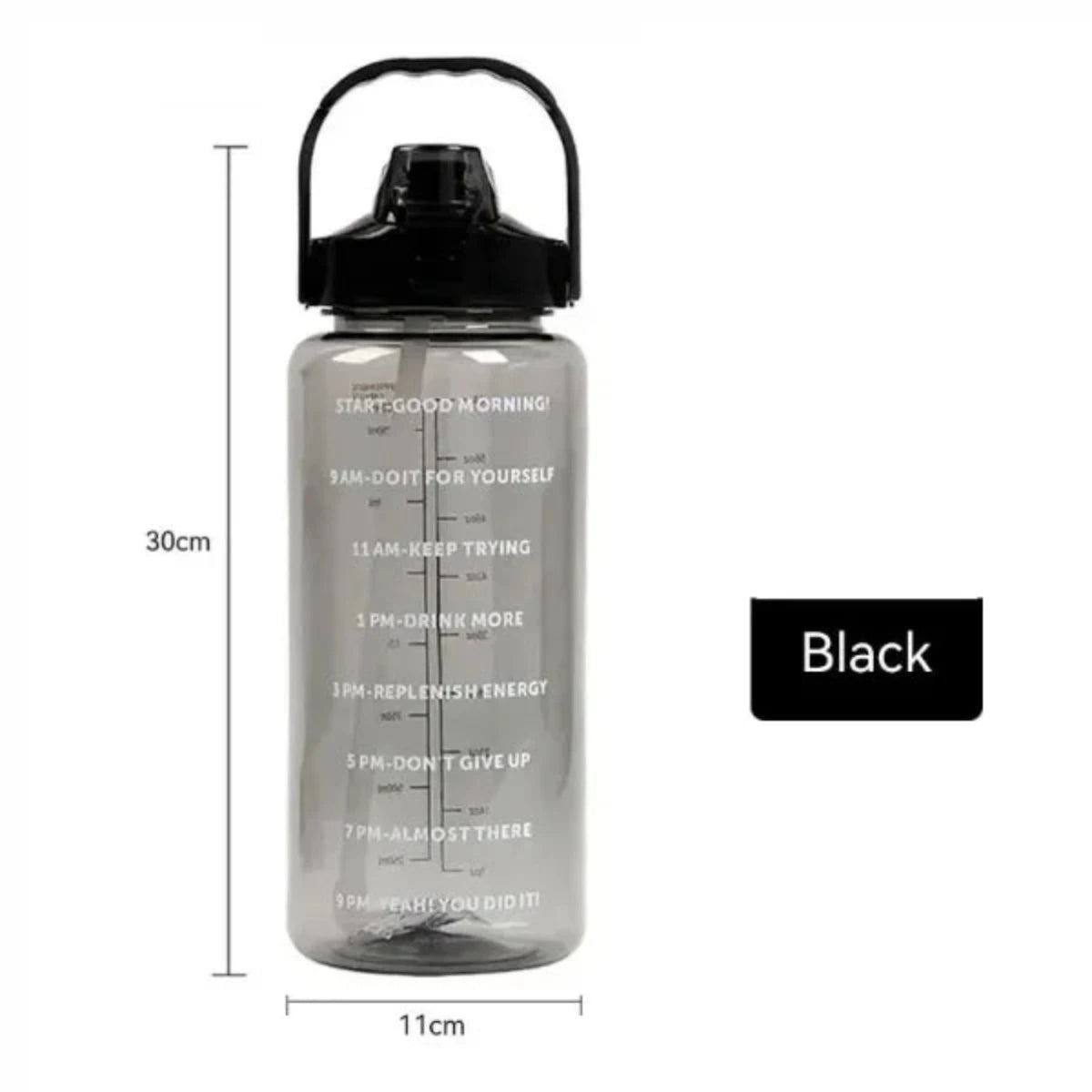 HydroMate Large Water Bottle - with Time Display