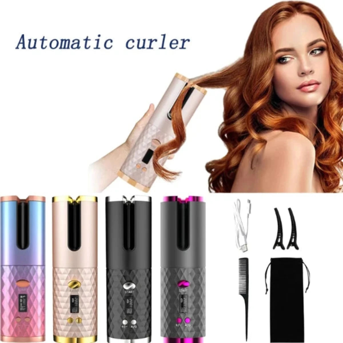 Draadloze Magic Hair Curler