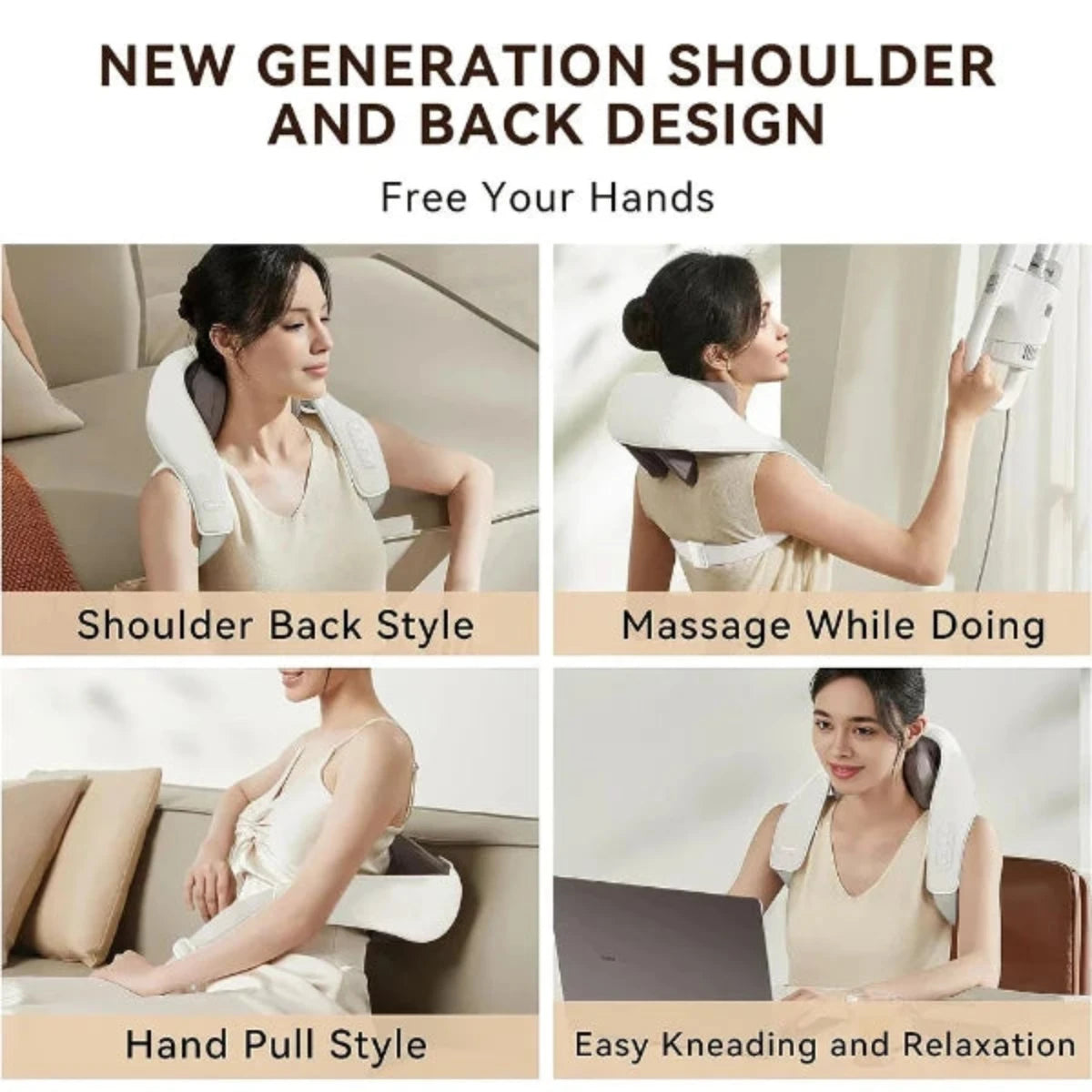 RelaxPro Neck Massager - Relax with the RelaxPro Shiatsu Massage Shawl